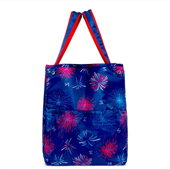 NWT: LUG ROVER XL CARRY-ALL TOTE-FIREWORK NAVY - Picture 4 of 7